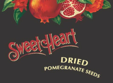 SWEETHEART DRIED POMEGRANATE SEEDS Logo (USPTO, 08/04/2016)