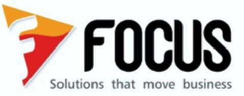 F FOCUS SOLUTIONS THAT MOVE BUSINESS Logo (USPTO, 03/09/2017)