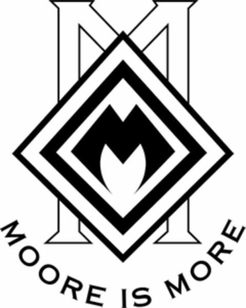 MM MOORE IS MORE Logo (USPTO, 17.08.2017)