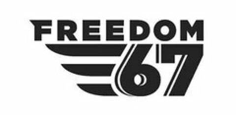 FREEDOM 67 Logo (USPTO, 08/24/2017)