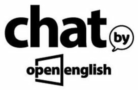 CHAT BY OPEN ENGLISH Logo (USPTO, 31.10.2017)