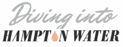 DIVING INTO HAMPTON WATER Logo (USPTO, 11.01.2018)