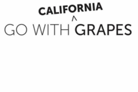 GO WITH CALIFORNIA GRAPES Logo (USPTO, 06.07.2018)