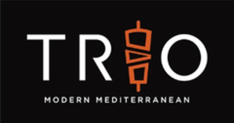 TRIO MODERN MEDITERRANEAN Logo (USPTO, 08/14/2018)