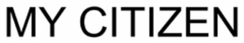 MY CITIZEN Logo (USPTO, 16.11.2018)