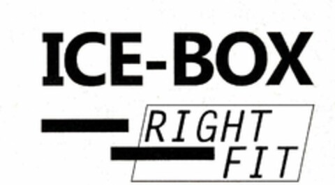 ICE-BOX RIGHT FIT Logo (USPTO, 04/08/2019)