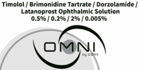 TIMOLOL / BRIMONIDINE TARTRATE / DORZOLAMIDE / LATANOPROST OPHTHALMIC SOLUTION 0.5% / 0.2% / 2% / 0.005% OMNI BY OSRX Logo (USPTO, 09.05.2019)