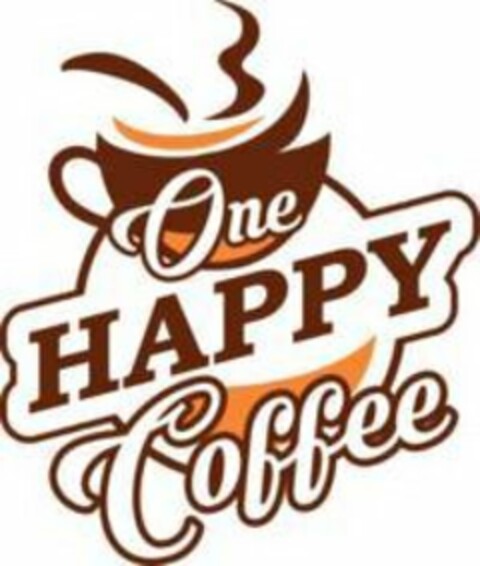 ONE HAPPY COFFEE Logo (USPTO, 16.08.2019)