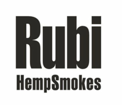 RUBI HEMPSMOKES Logo (USPTO, 05.09.2019)