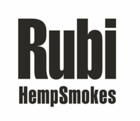 RUBI HEMPSMOKES Logo (USPTO, 09/05/2019)