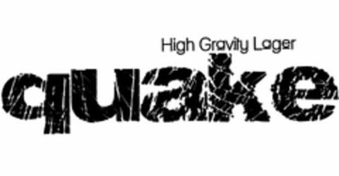 QUAKE HIGH GRAVITY LAGER Logo (USPTO, 20.03.2009)