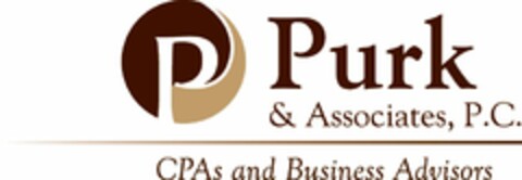 P PURK & ASSOCIATES P.C. CPAS AND BUISNESS ADVISORS Logo (USPTO, 07.07.2009)