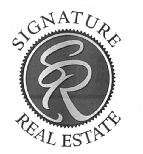 SR SIGNATURE REAL ESTATE Logo (USPTO, 08.02.2010)