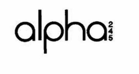 ALPHA 245 Logo (USPTO, 06.05.2010)