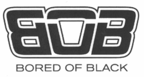 BOB BORED OF BLACK Logo (USPTO, 08/07/2010)