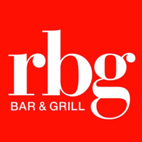 RBG BAR & GRILL Logo (USPTO, 21.03.2011)