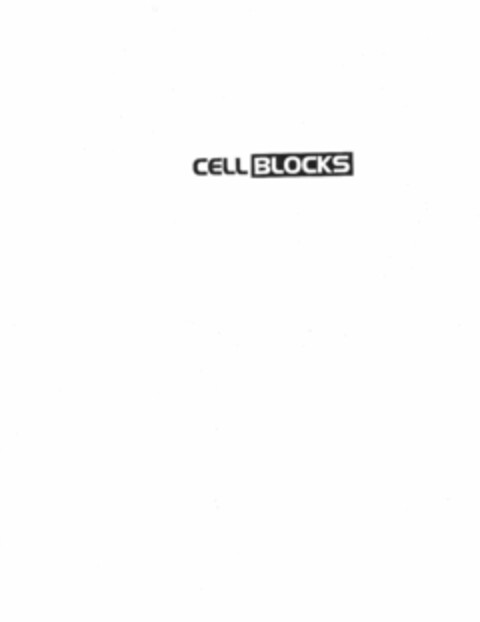 CELL BLOCKS Logo (USPTO, 28.06.2011)