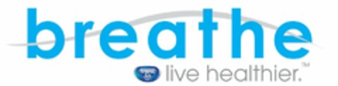 LIVE HEALTHIER. BREATHE BY SPRING AIR Logo (USPTO, 10/12/2011)