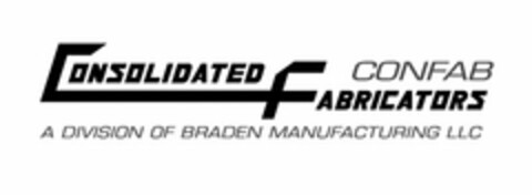 CONSOLIDATED FABRICATORS CONFAB A DIVISION OF BRADEN MANUFACTURING LLC Logo (USPTO, 04/18/2012)