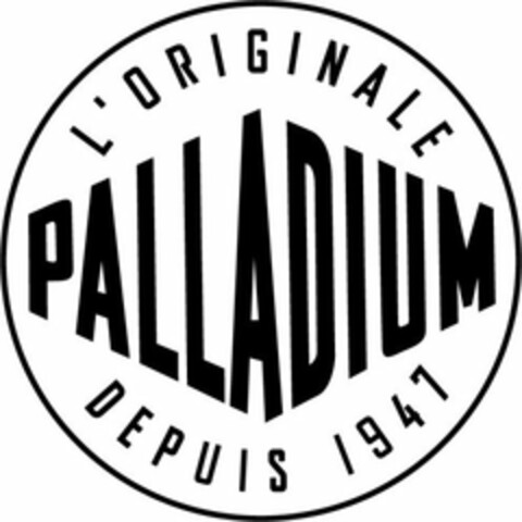 L'ORIGINALE PALLADIUM DEPUIS 1947 Logo (USPTO, 24.04.2012)