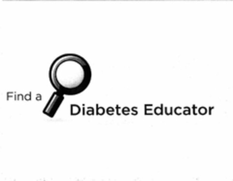 FIND A DIABETES EDUCATOR Logo (USPTO, 05.07.2012)