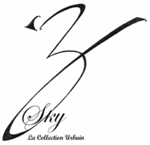 SKY Z LA COLLECTION URBAIN Logo (USPTO, 03/04/2014)