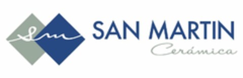 SM SAN MARTIN CERAMICA Logo (USPTO, 06.05.2014)