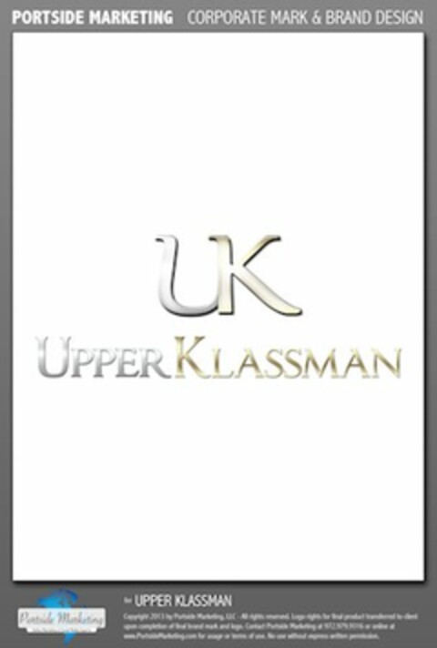 UK UPPERKLASSMAN Logo (USPTO, 07/22/2014)