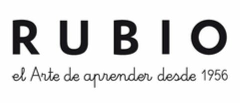 RUBIO EL ARTE DE APRENDER DESDE 1956 Logo (USPTO, 03/16/2015)