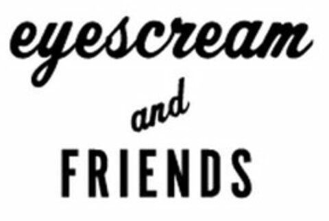 EYESCREAM AND FRIENDS Logo (USPTO, 12.04.2016)