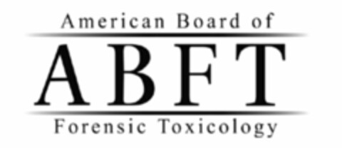 ABFT AMERICAN BOARD OF FORENSIC TOXICOLOGY Logo (USPTO, 25.10.2016)