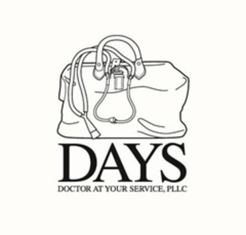 DAYS DOCTOR AT YOUR SERVICE, PLLC Logo (USPTO, 07.06.2017)