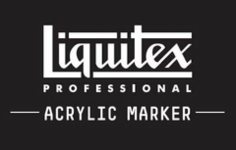 LIQUITEX PROFESSIONAL ACRYLIC MARKER Logo (USPTO, 08/22/2017)