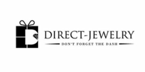 DIRECT-JEWELRY DON'T FORGET THE DASH Logo (USPTO, 24.08.2017)