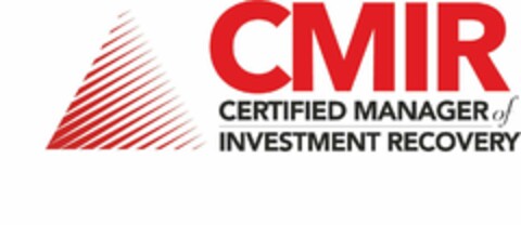 CMIR CERTIFIED MANAGER OF INVESTMENT RECOVERY Logo (USPTO, 10/30/2017)