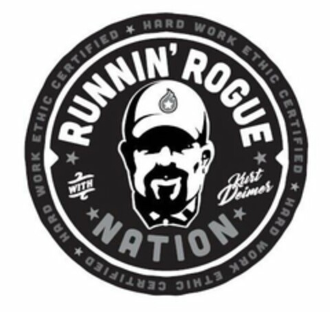 RUNNIN' ROGUE NATION WITH KURT DEIMER HARD WORK ETHIC CERTIFIED Logo (USPTO, 24.01.2018)