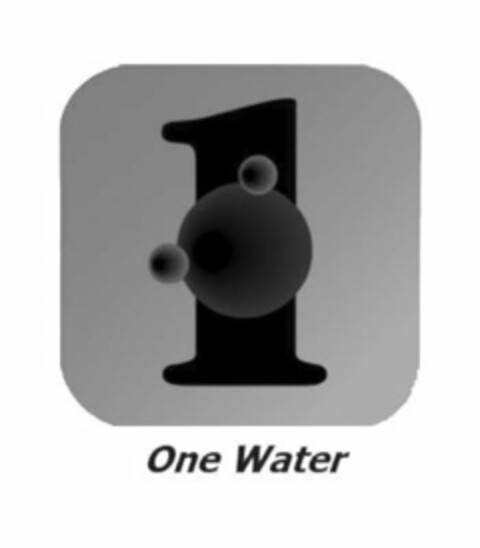 1 ONE WATER Logo (USPTO, 30.01.2018)