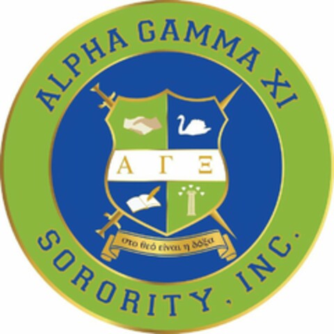 ALPHA GAMMA XI MILITARY SORORITY, INC. Logo (USPTO, 02.03.2018)