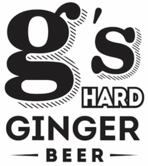 G'S HARD GINGER BEER Logo (USPTO, 06/18/2018)