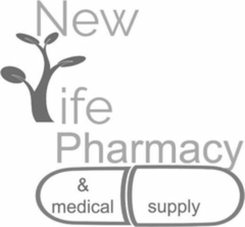 NEW LIFE PHARMACY & MEDICAL SUPPLY Logo (USPTO, 12.07.2018)