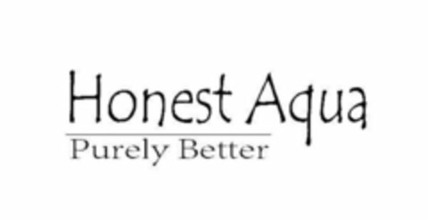 HONEST AQUA PURELY BETTER Logo (USPTO, 24.07.2018)