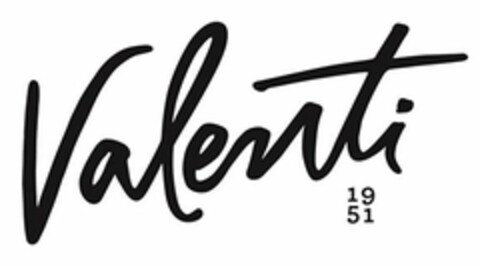 VALENTI 1951 Logo (USPTO, 31.05.2019)