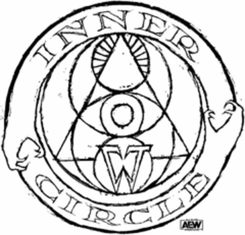 INNER CIRCLE W ALL ELITE AEW WRESTLING Logo (USPTO, 10/23/2019)
