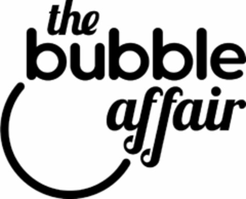 THE BUBBLE AFFAIR Logo (USPTO, 04.11.2019)