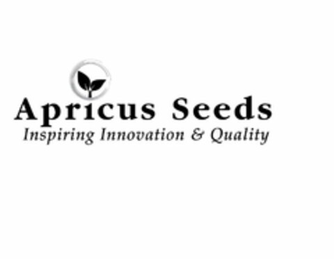 APRICUS SEEDS INSPIRING INNOVATION & QUALITY Logo (USPTO, 04/02/2020)