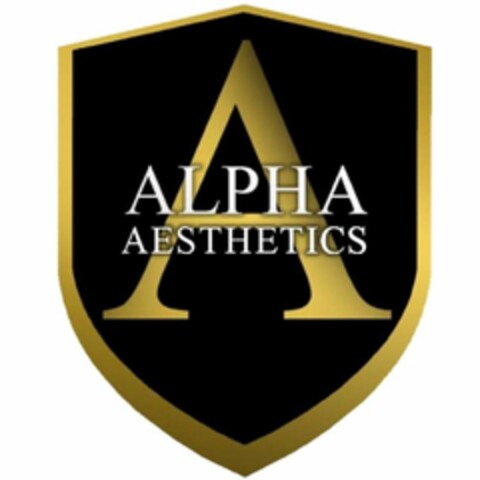 A ALPHA AESTHETICS Logo (USPTO, 28.04.2020)
