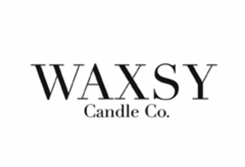 WAXSY CANDLE CO. Logo (USPTO, 21.07.2020)