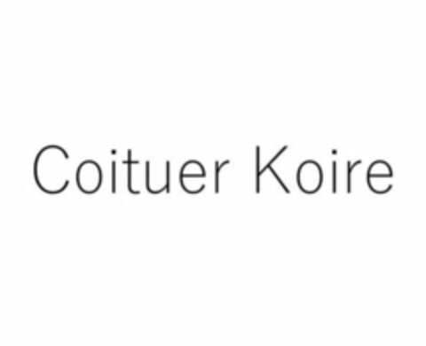 COITUER KOIRE Logo (USPTO, 12.08.2020)