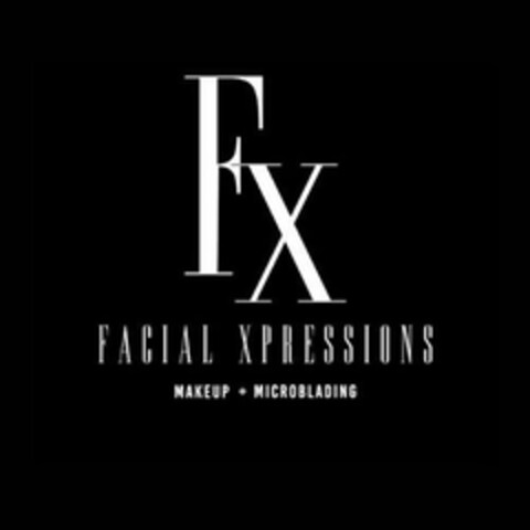 FX FACIAL XPRESSIONS MAKEUP · MICROBLADING Logo (USPTO, 13.08.2020)