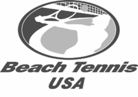 BEACH TENNIS USA Logo (USPTO, 09.02.2009)